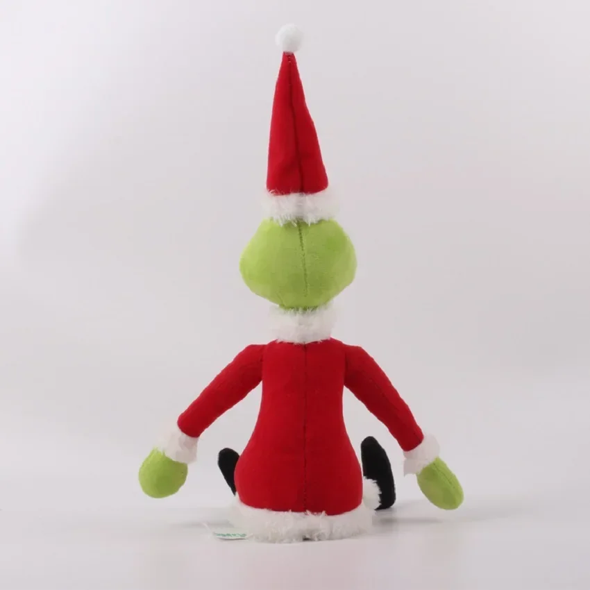 New sell Green Shaggy Anime Figures Perfect Christmas Decoration Green Haired Monster Figurine Plush Doll Kid Birthday Toy Gifts