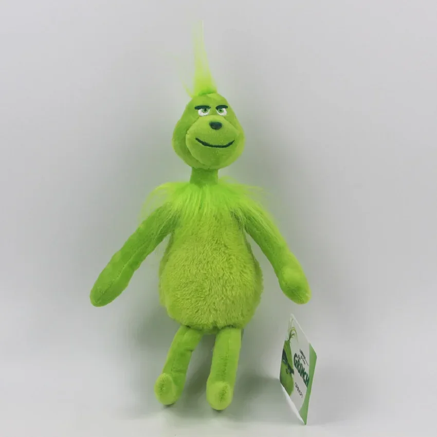 New sell Green Shaggy Anime Figures Perfect Christmas Decoration Green Haired Monster Figurine Plush Doll Kid Birthday Toy Gifts