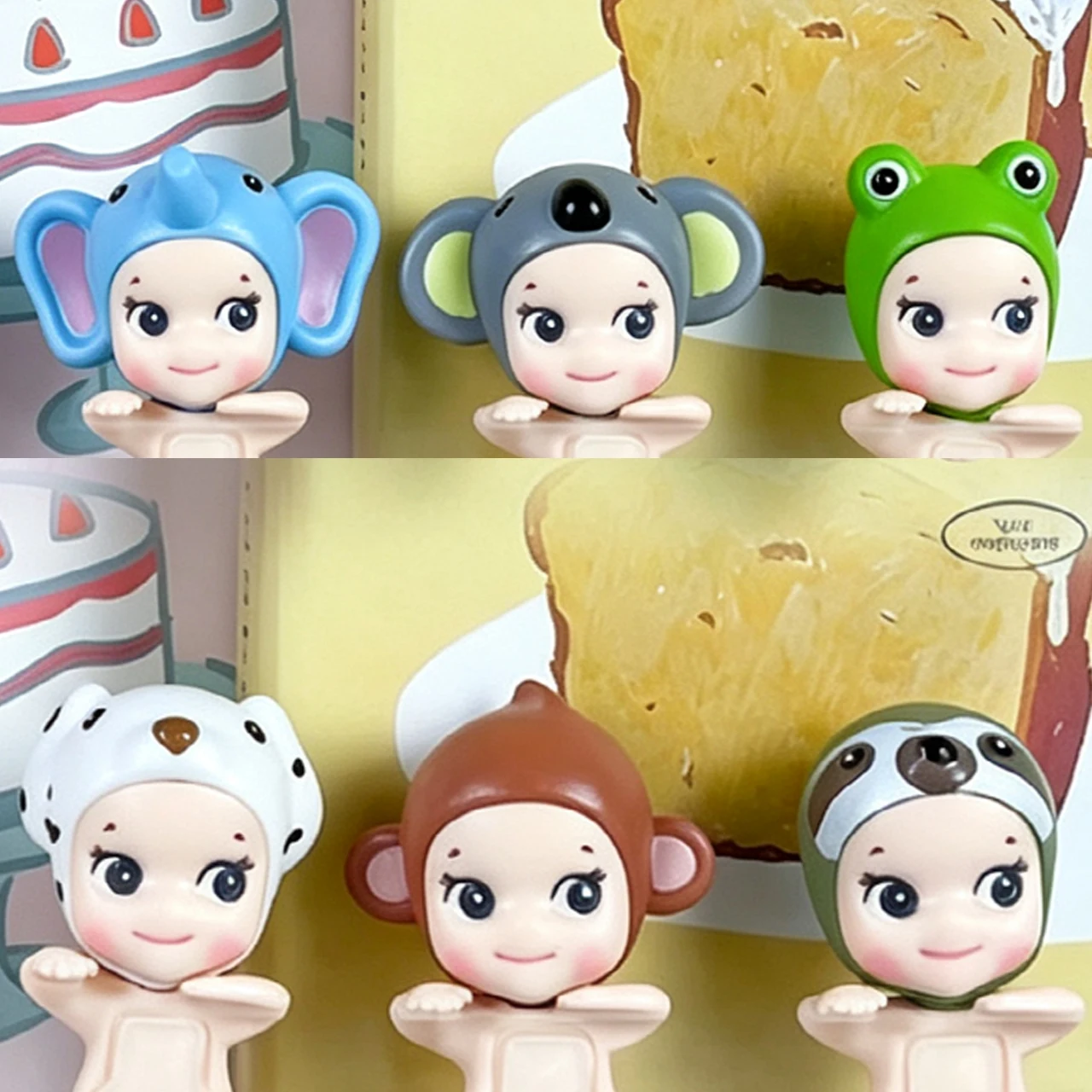 Mini Animal Series Blind Box Anime Figures Cute Dolls Ornaments Fans Anime Christmas Birthday Gift Toy Phone decoration