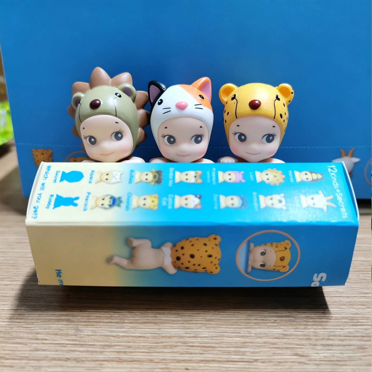 Mini Animal Series Blind Box Anime Figures Cute Dolls Ornaments Fans Anime Christmas Birthday Gift Toy Phone decoration