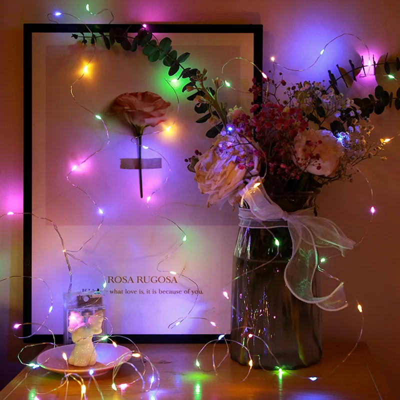 20M/200M USB Fairy Light LED Christmas Tree Light Wedding Birthday Valentine's Day Holiday GiftsDIY Lamp Deco New Year Ornament