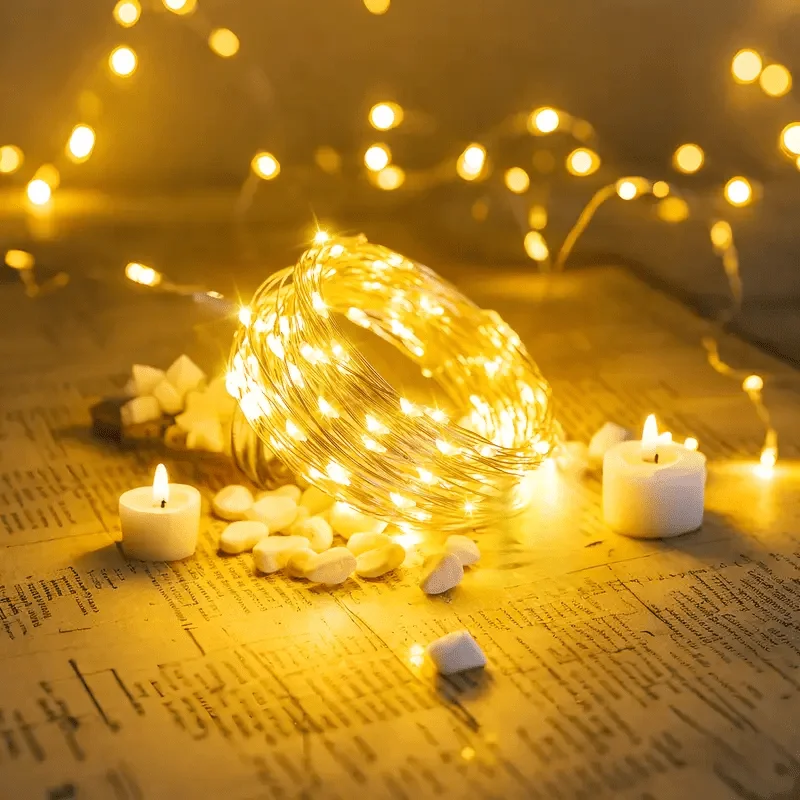 20M/200M USB Fairy Light LED Christmas Tree Light Wedding Birthday Valentine's Day Holiday GiftsDIY Lamp Deco New Year Ornament