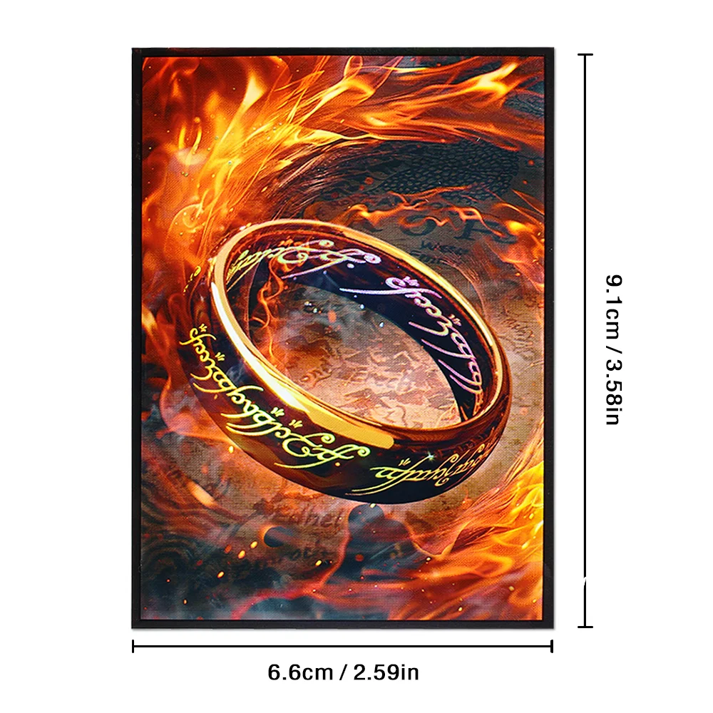 66X91mm 60-120PCS Art Standard Size Anime Card Sleeves MGT/TCG Game Top Loading Board Game Trading Card Protector Christmas Gift