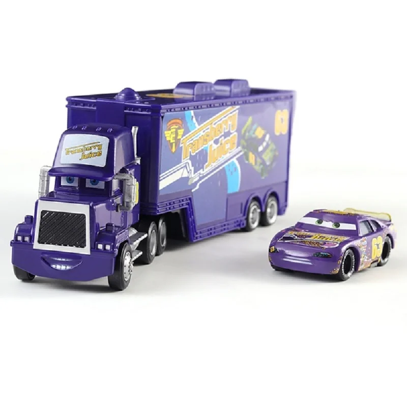 Pixar Cars 3 Green Frank Harvester Storm Jackson Cartoon Model Toys Vehicle Birthday Gift Children's Christmas Gifts Toys