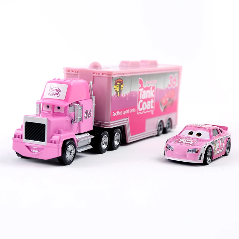 Pixar Cars 3 Green Frank Harvester Storm Jackson Cartoon Model Toys Vehicle Birthday Gift Children's Christmas Gifts Toys