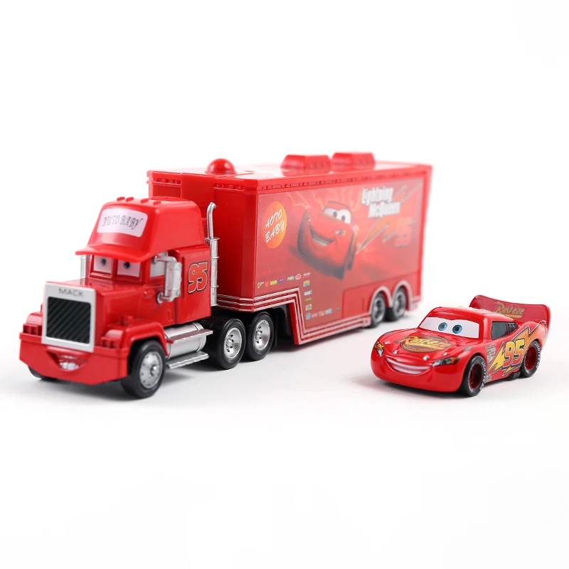 Pixar Cars 3 Green Frank Harvester Storm Jackson Cartoon Model Toys Vehicle Birthday Gift Children's Christmas Gifts Toys
