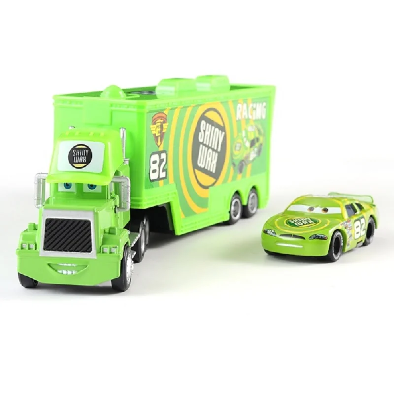 Pixar Cars 3 Green Frank Harvester Storm Jackson Cartoon Model Toys Vehicle Birthday Gift Children's Christmas Gifts Toys