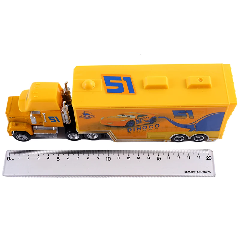 Pixar Cars 3 Green Frank Harvester Storm Jackson Cartoon Model Toys Vehicle Birthday Gift Children's Christmas Gifts Toys