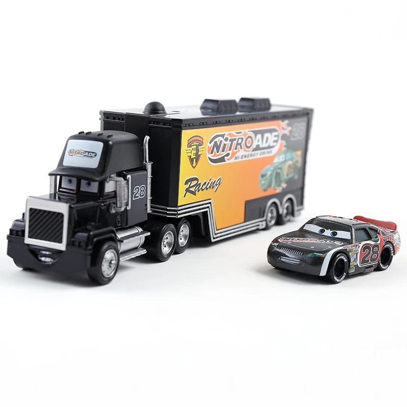 Pixar Cars 3 Green Frank Harvester Storm Jackson Cartoon Model Toys Vehicle Birthday Gift Children's Christmas Gifts Toys