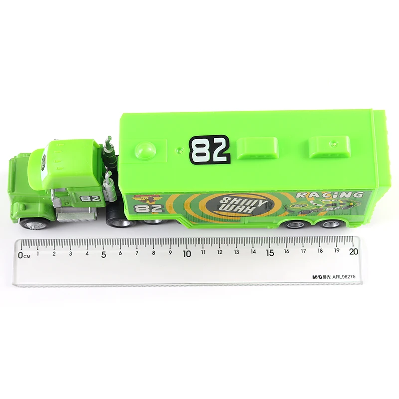 Pixar Cars 3 Green Frank Harvester Storm Jackson Cartoon Model Toys Vehicle Birthday Gift Children's Christmas Gifts Toys