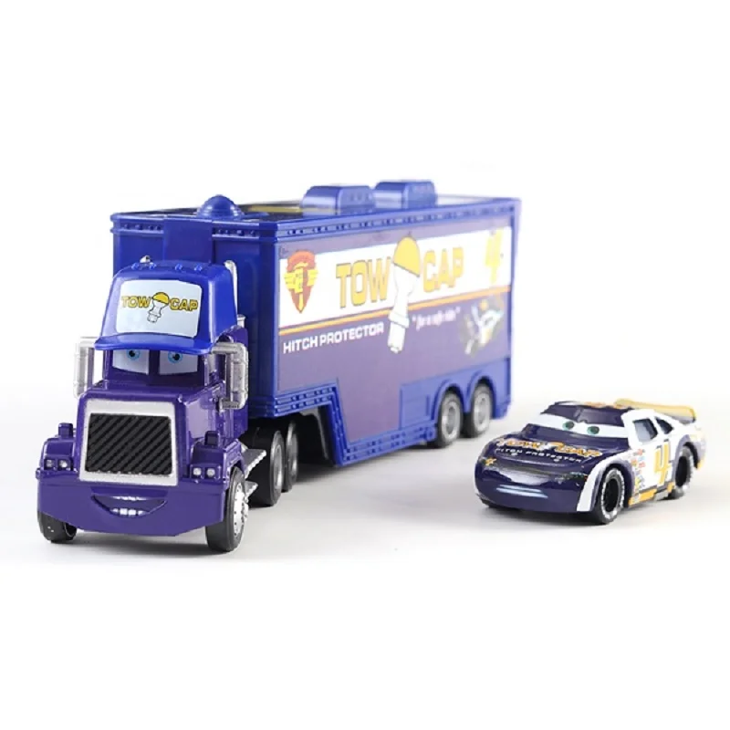 Pixar Cars 3 Green Frank Harvester Storm Jackson Cartoon Model Toys Vehicle Birthday Gift Children's Christmas Gifts Toys