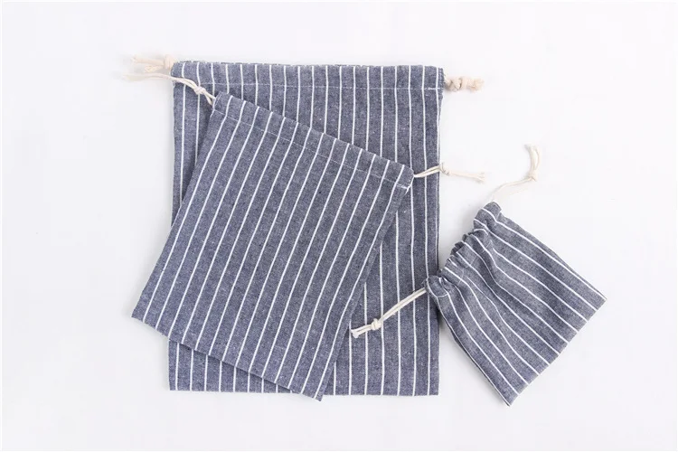 Cotton Drawstring Bags for Wedding Christmas Gift DIY Package Small Drawstring Pouches Home Dustproof Storage Case