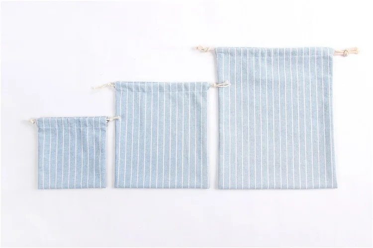 Cotton Drawstring Bags for Wedding Christmas Gift DIY Package Small Drawstring Pouches Home Dustproof Storage Case