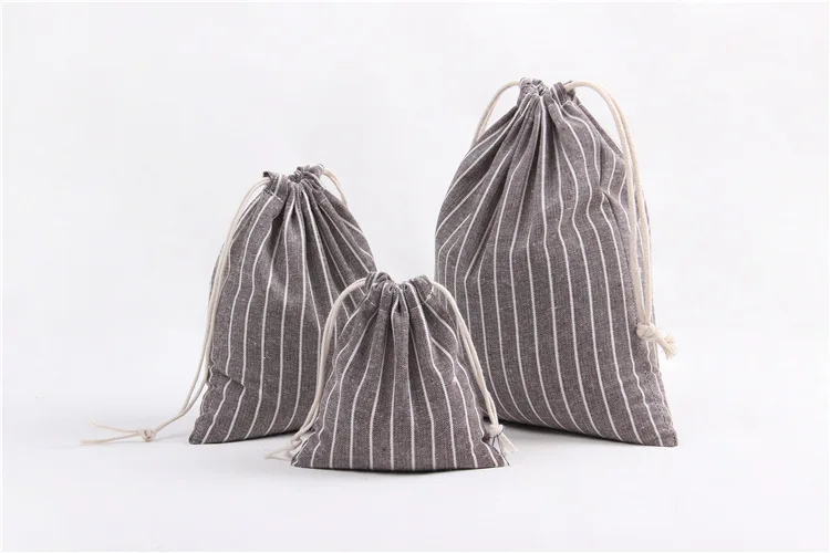 Cotton Drawstring Bags for Wedding Christmas Gift DIY Package Small Drawstring Pouches Home Dustproof Storage Case