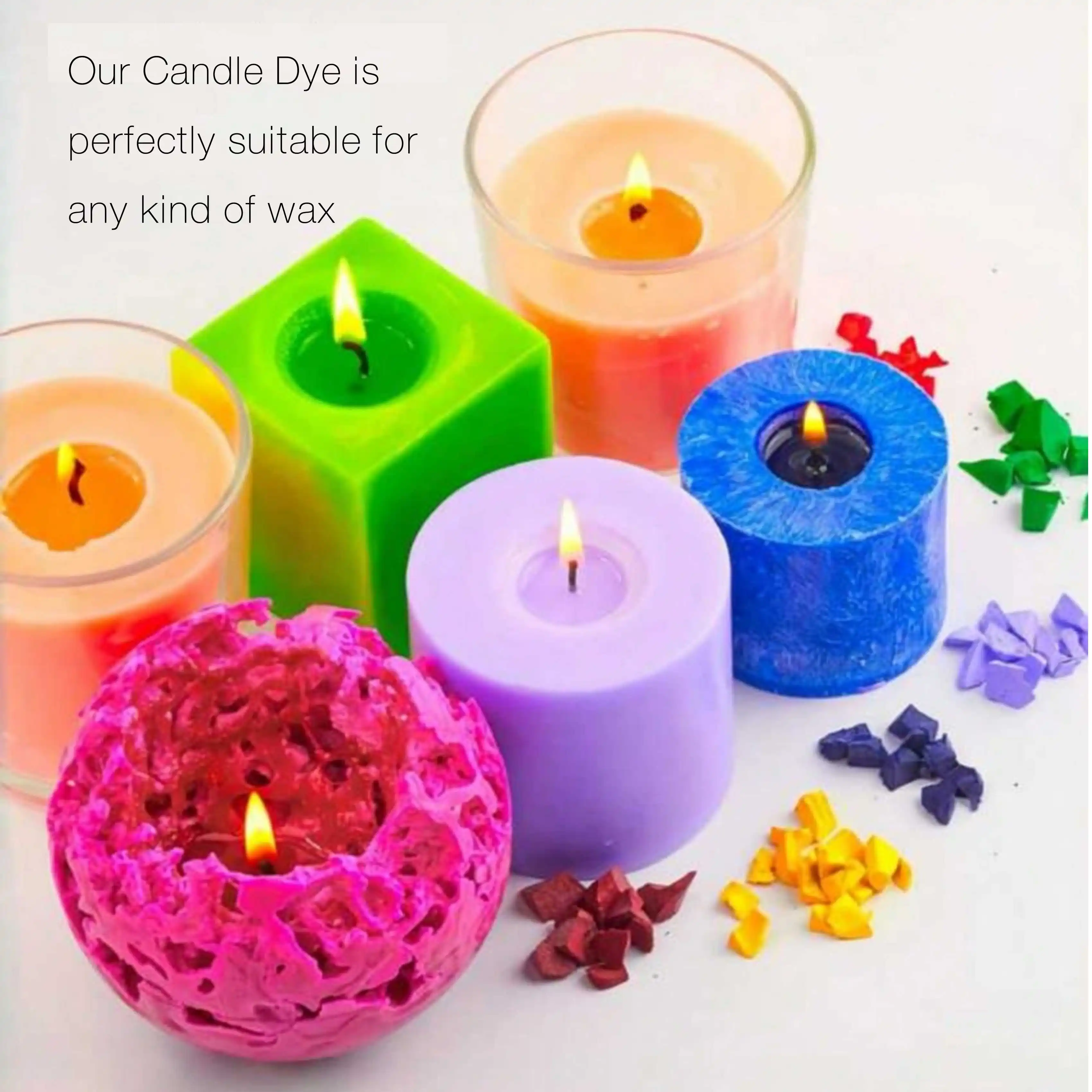 Candle Dyes - 6/12/16 Colors (1 Gram Each) for Candle Coloring and Making, Candle Making Materials, 16 Common Color Dyes, for Making Colorful Candles, DIY Candle Materials, Gifts for Family and Friends, DIY Atmosphere Decoration. Dyeing Materials for DIY Candle Making, Suitable for Christmas Gifts, New Year Gifts, and Atmosphere Setting.