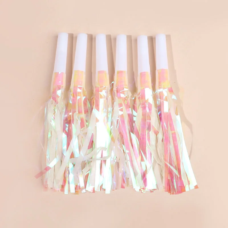 6/12/36Pcs Colorful Blowout Whistles Kids Birthday Party Favors Pinata Filler Wedding Gift Cheer Props Christmas Noise Maker