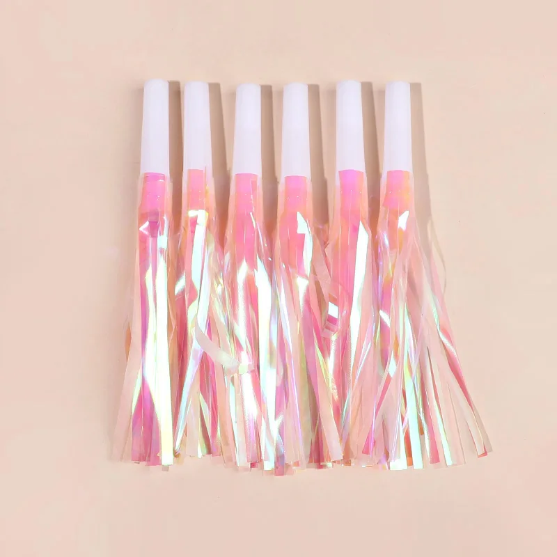 6/12/36Pcs Colorful Blowout Whistles Kids Birthday Party Favors Pinata Filler Wedding Gift Cheer Props Christmas Noise Maker