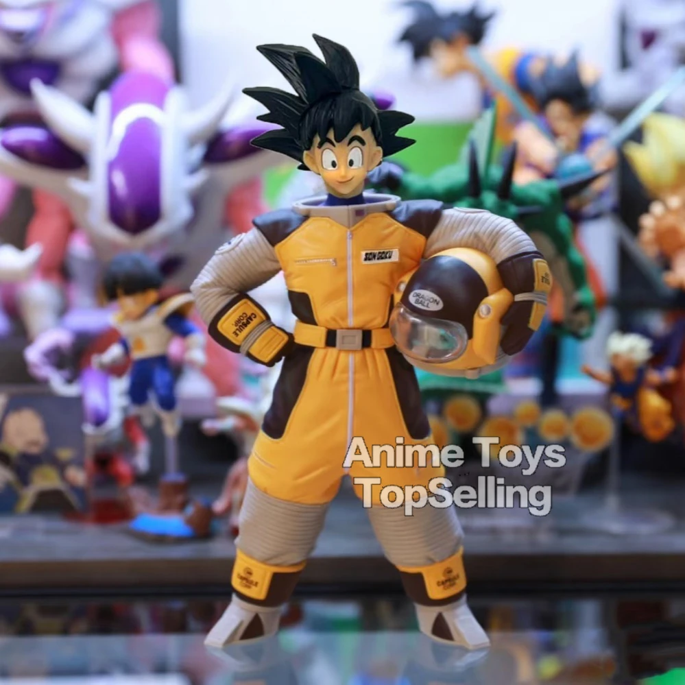 8.66in/22cm Anime Dragon Ball Z Figure Space Suit Goku Figure PVC Action Figure Statue Collection Model Toys Christmas Gifts