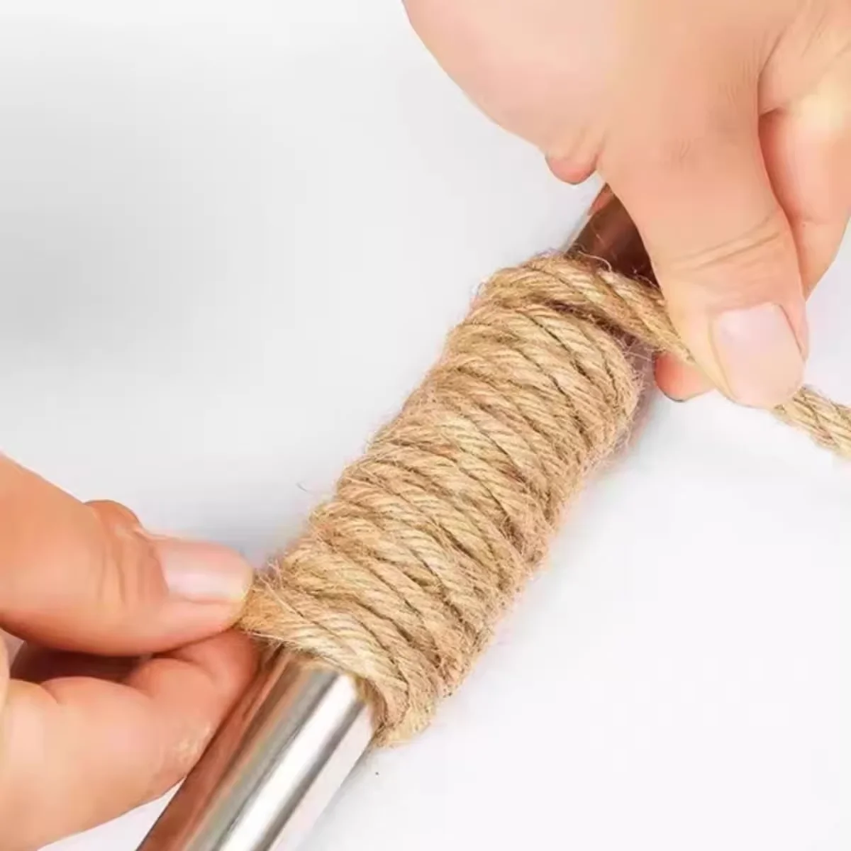 1mm-14mm Natural Jute Rope Cord Twine Ribbon Craft DIY Wedding Jute String Thread Handmade Sewing Party Christmas Home Decortion
