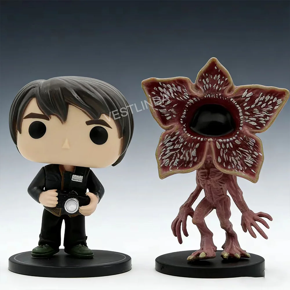 New 4-inch Strange Story Man Eating Flower Hand Office Model Ornament with Base 8 Desktop Decoration Ornaments Christmas Gifts