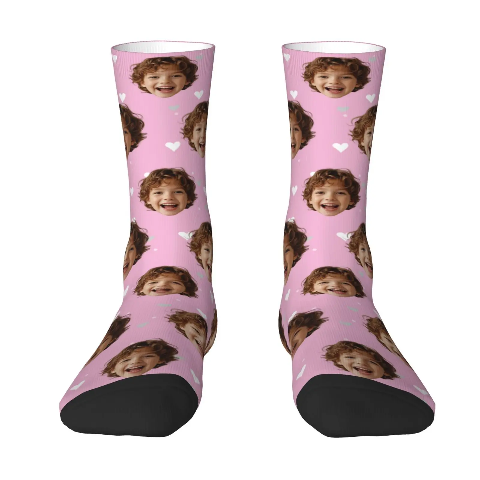 Novelty Custom Face Socks DIY Personalized Photo Custom Socks Crazy Funny Men's Socks Christmas Party Birthday Anniversary Gift