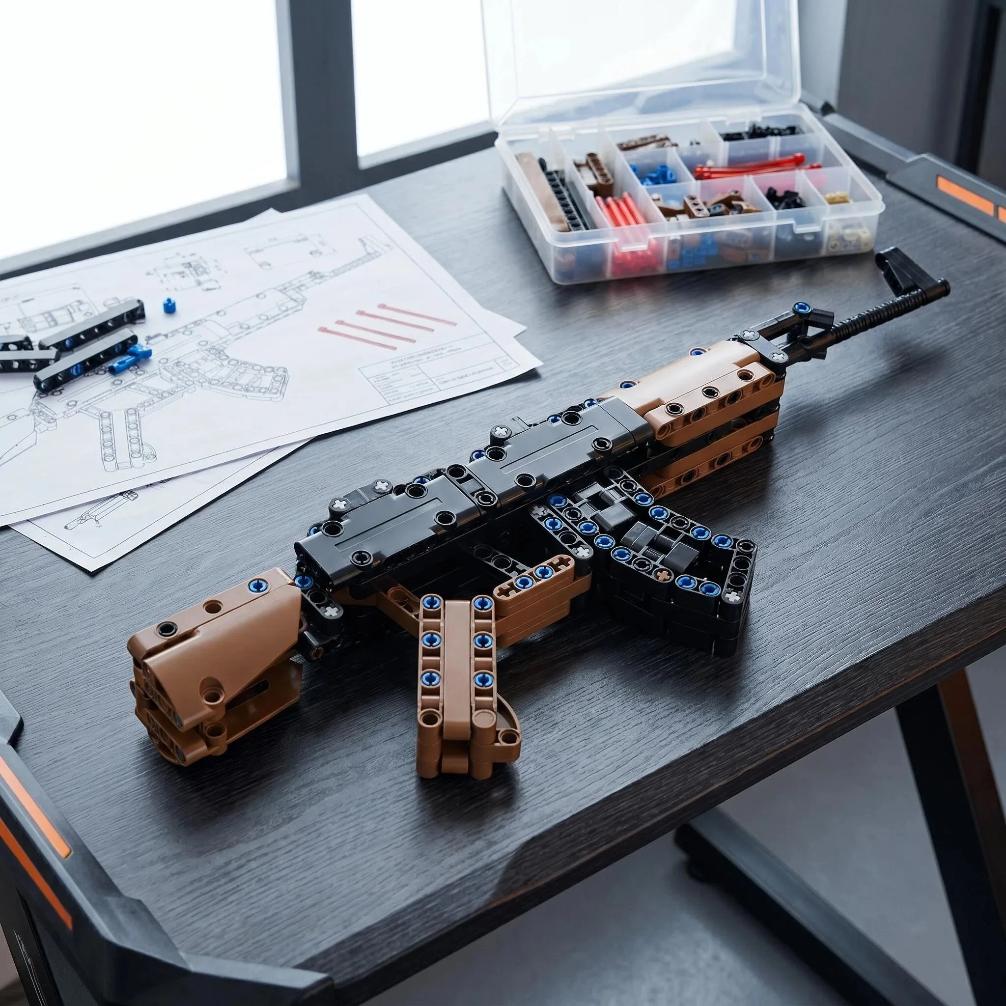 Building Blocks Gun Kar98k Sniper Rifle Type 95 Assault Rifle AK47 Military Bricks Boys DIY Assembly Toy Christmas Gift