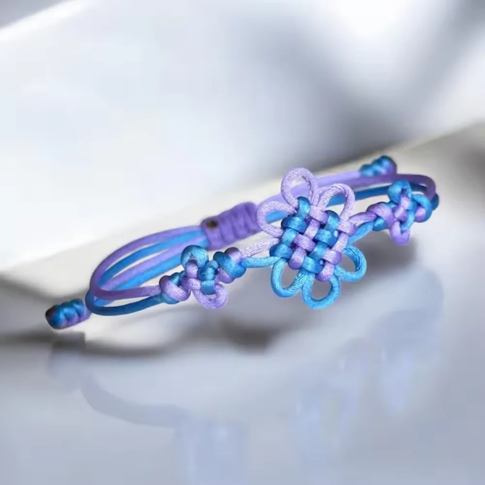 Anime KPop Bracelet Cosplay Woven Rope Chain Pendant Cartoon Bracelets for Women Cute Girl Fashion Accessory Christmas Gift