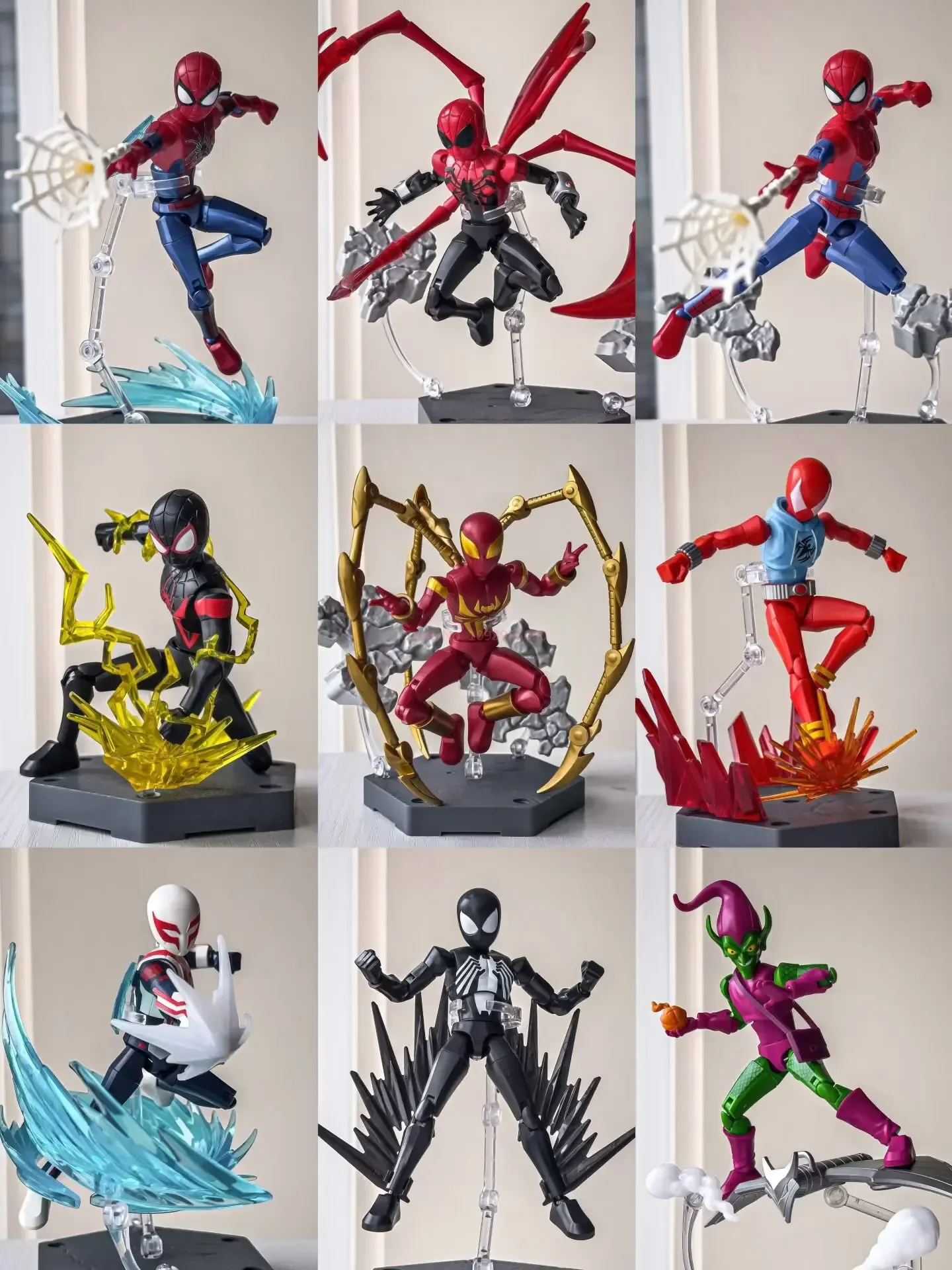 In Stock Marvel Spider-Man Venom Action Figure Infinity Edition 1st Wave Movable Assembled Toy Blind Box Christmas Fans Gift