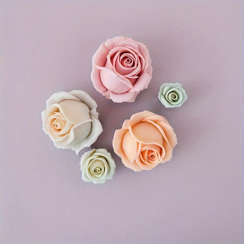 Lotus Flower Silicone Mold,For Resin Crafting - Suitable for Candles、DIY Crafts、Valentine's Day、Mother's Day、Christmas Decoratio