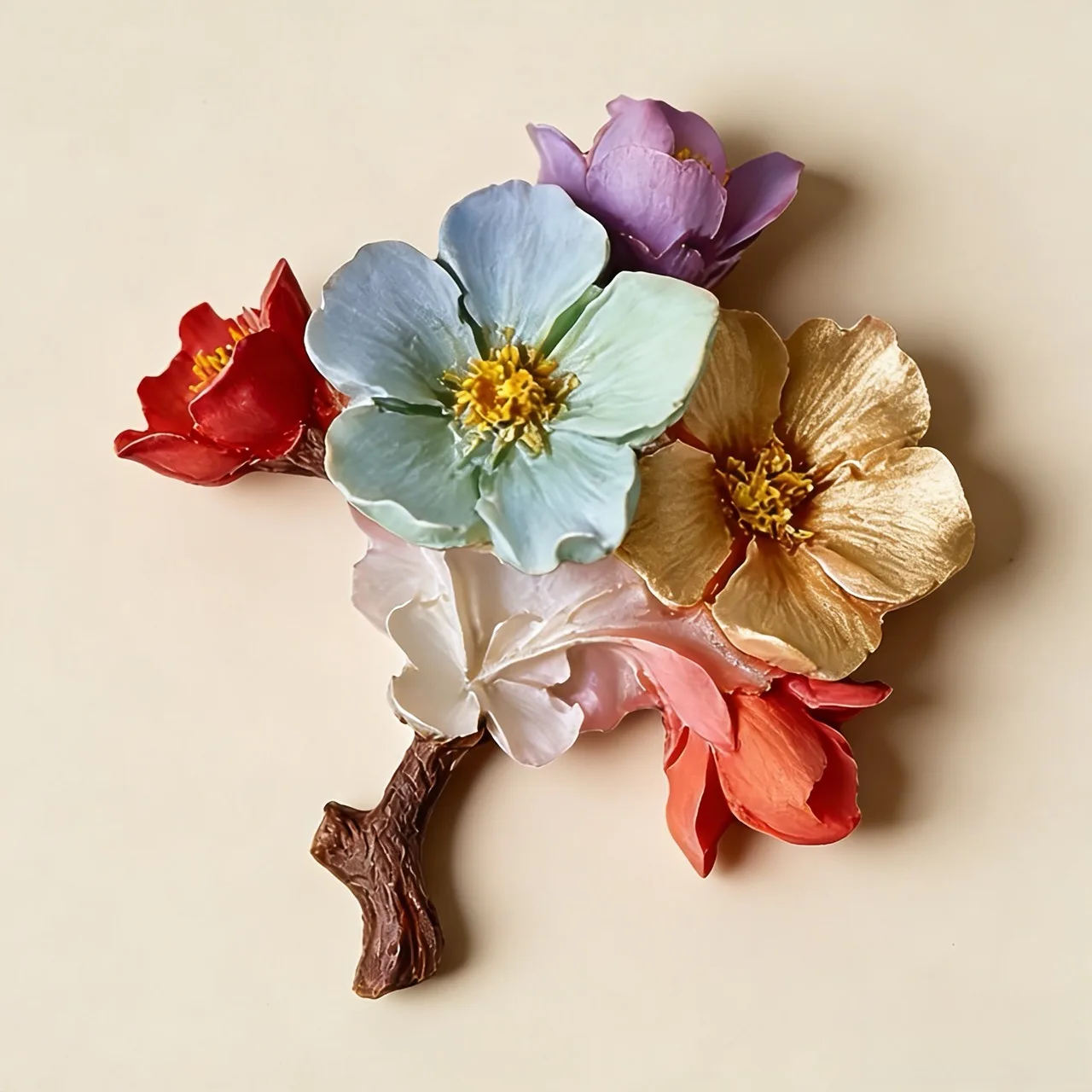 Lotus Flower Silicone Mold,For Resin Crafting - Suitable for Candles、DIY Crafts、Valentine's Day、Mother's Day、Christmas Decoratio