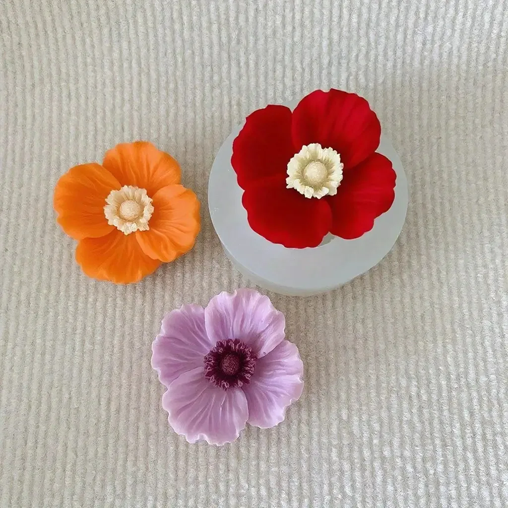 Lotus Flower Silicone Mold,For Resin Crafting - Suitable for Candles、DIY Crafts、Valentine's Day、Mother's Day、Christmas Decoratio
