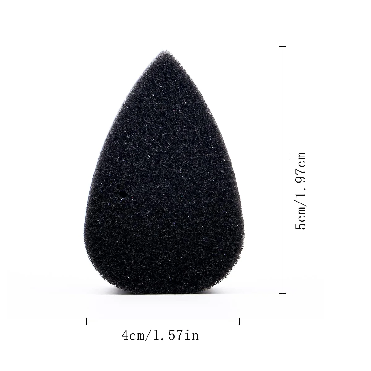 10/20Pcs Black Petal Face Painting Sponges or Thumb Covers, High Density Foam for Halloween Christmas Body Art Makeup Supplies