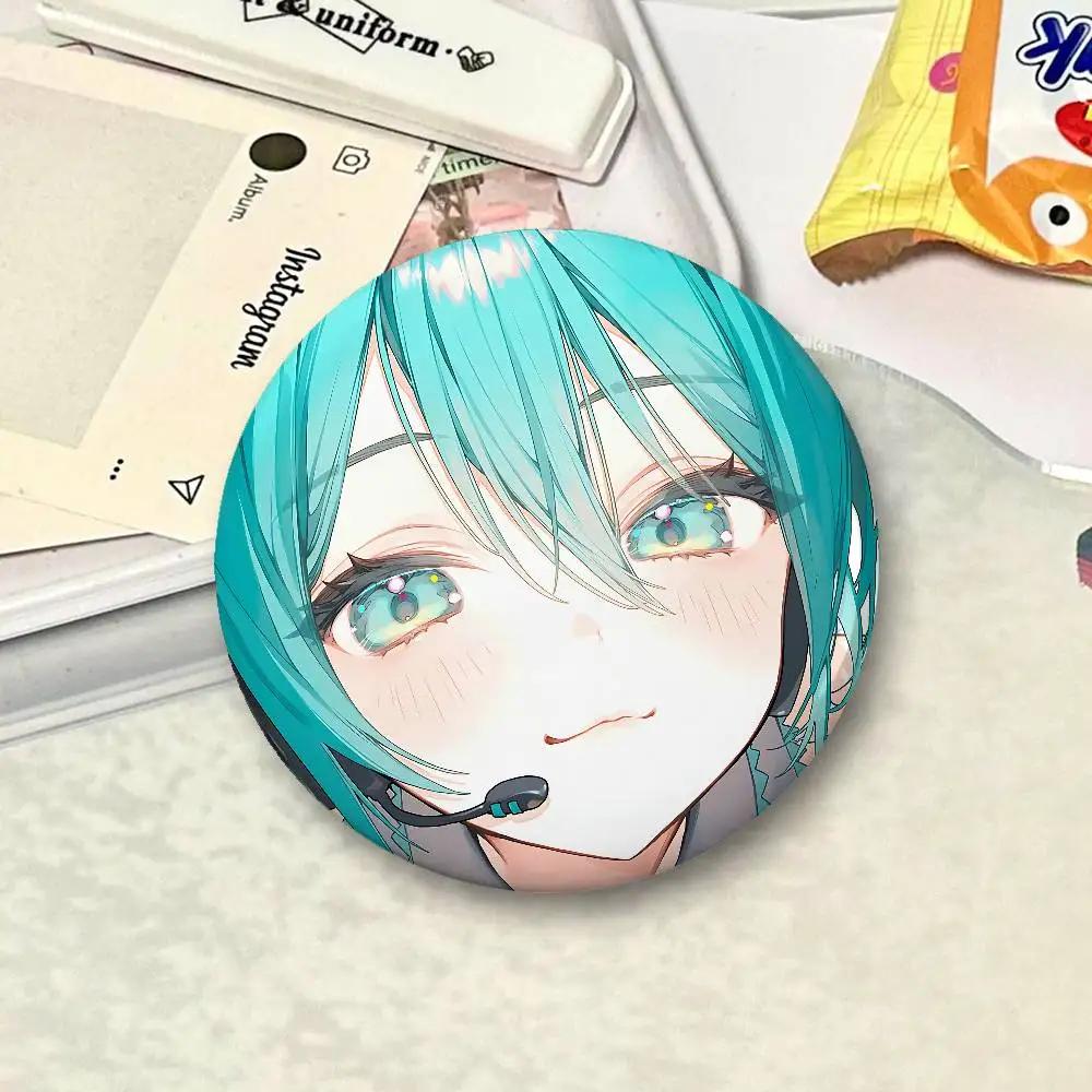 H-Hatsune Miku Cartoon Star Badges, Brooches, Pins, Tin Props, Christmas Gifts, Birthday Gifts