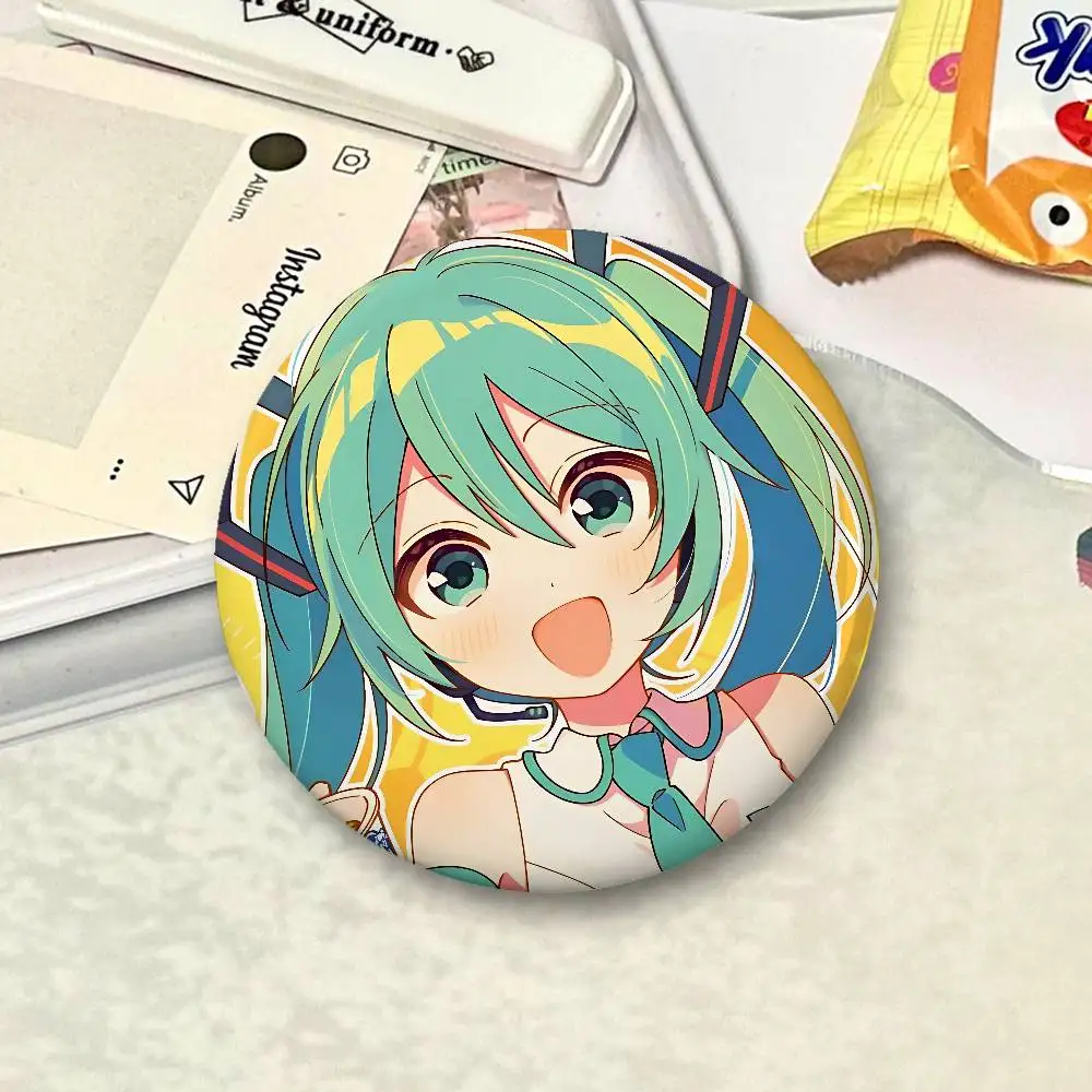 H-Hatsune Miku Cartoon Star Badges, Brooches, Pins, Tin Props, Christmas Gifts, Birthday Gifts