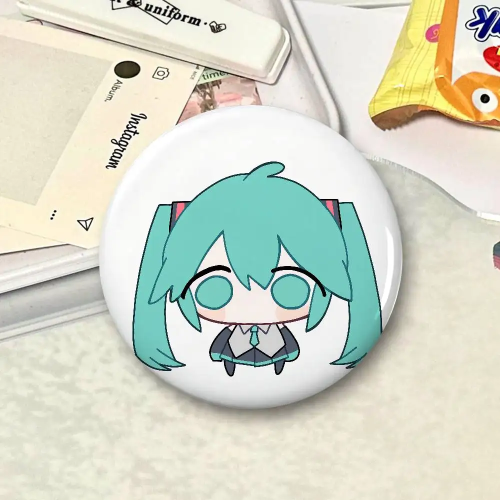 H-Hatsune Miku Cartoon Star Badges, Brooches, Pins, Tin Props, Christmas Gifts, Birthday Gifts