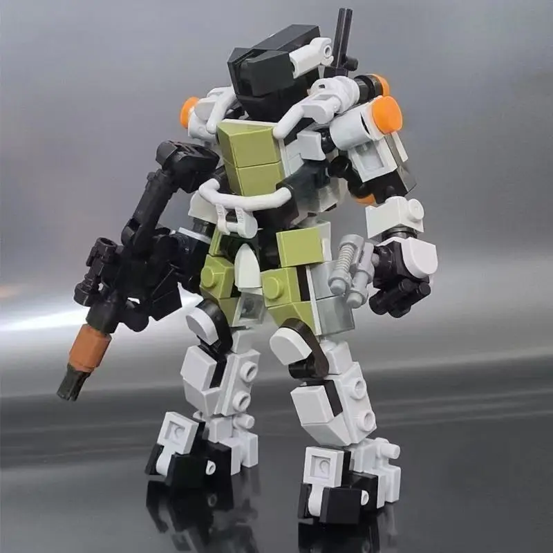 MOC Robot Building Kit Armor Action Figure Building Model Toy Collectible Toy For Kids Adults Christmas Birthdays Gift
