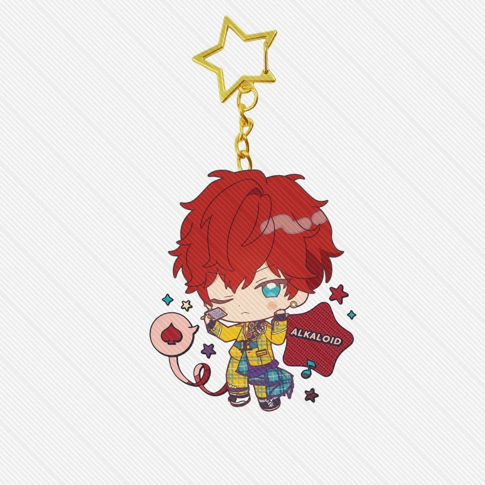 6CM Game Ensemble Stars!! Acrylic Stand Keychain Model Desk Decor Cosplay Characters Ornament Accessories Good Christmas Gifts