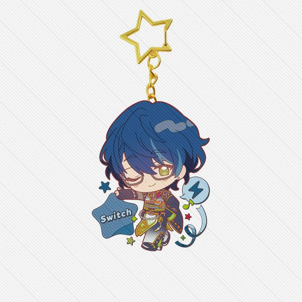 6CM Game Ensemble Stars!! Acrylic Stand Keychain Model Desk Decor Cosplay Characters Ornament Accessories Good Christmas Gifts