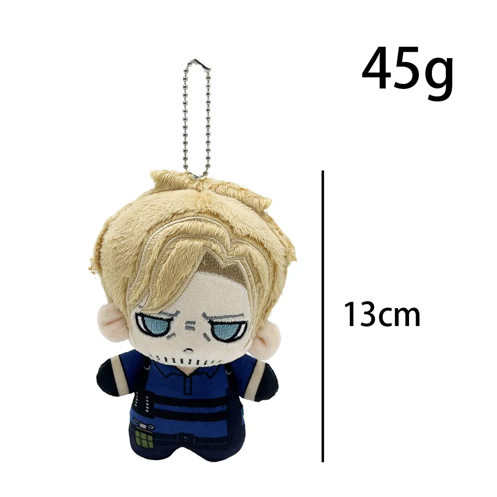 New Re9 Leon Inspired Plush Biohazard Resident Evil Video Periphery Plush Toy Hanging Ornament Christmas Birthday Gift For Fans
