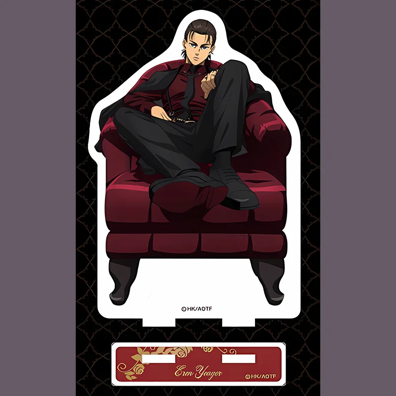 "Attack on Titan" 15cm Acrylic Stand - Eren Yeager & Hange Zoe | Christmas Gift | Premium Anime Collectible Set