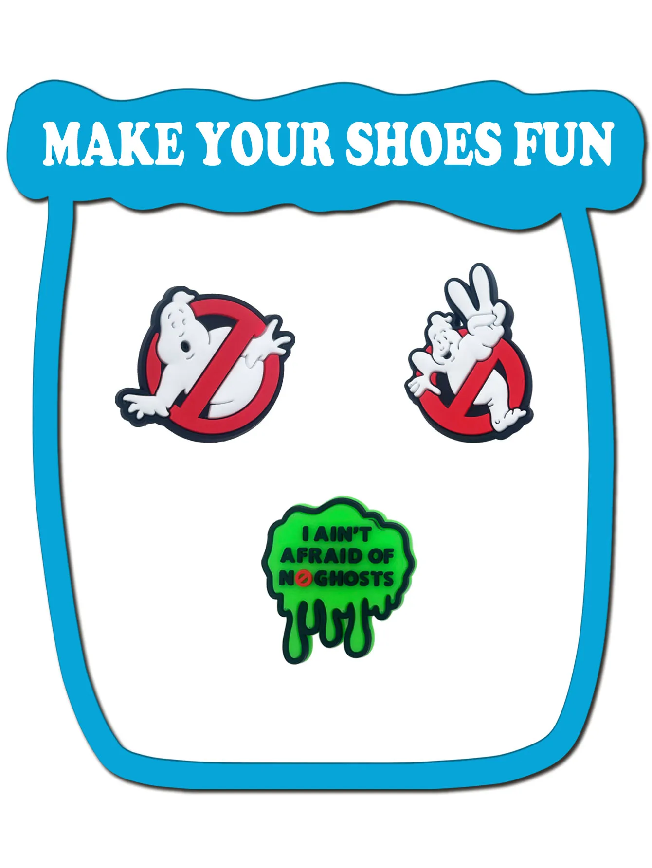 13Pcs Ghost Series Shoe Charms For Slides Sandals, PVC Shoe Decorations Accessories For Christmas Birthday Gift