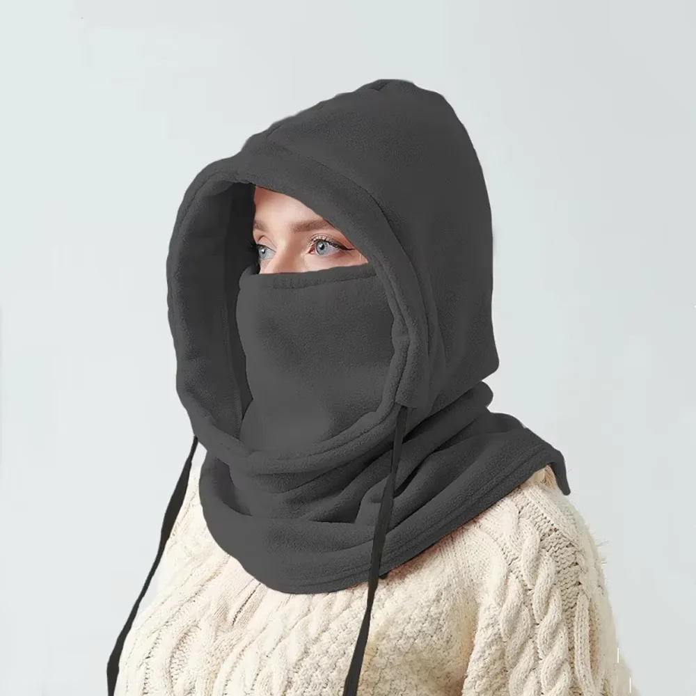 Winter Balaclava Face Mask, Windproof Thermal Hooded Scarf for Skiing Cycling Fishing, Cold Weather Sports Gear, Christmas Gift