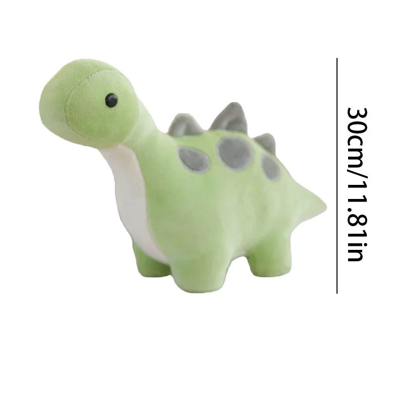 30CM Cute Dinosaurs Plush Toy Soft Stuffed Animal Doll Soothing accompanying For Bedroom Christmas Children's Birthday Gift