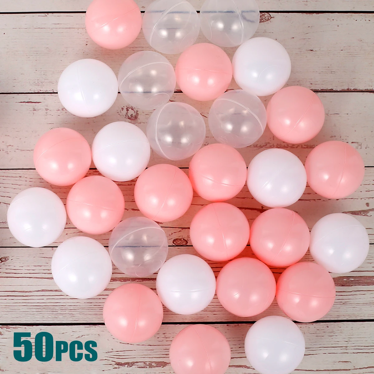 50Pcs Ocean Ball Pit Ball Christmas Decor for Dry Pool Ball Pit Baby Ball Toys Baby Playpen Tent Kid Toys Soft Ocean Balls Gifts