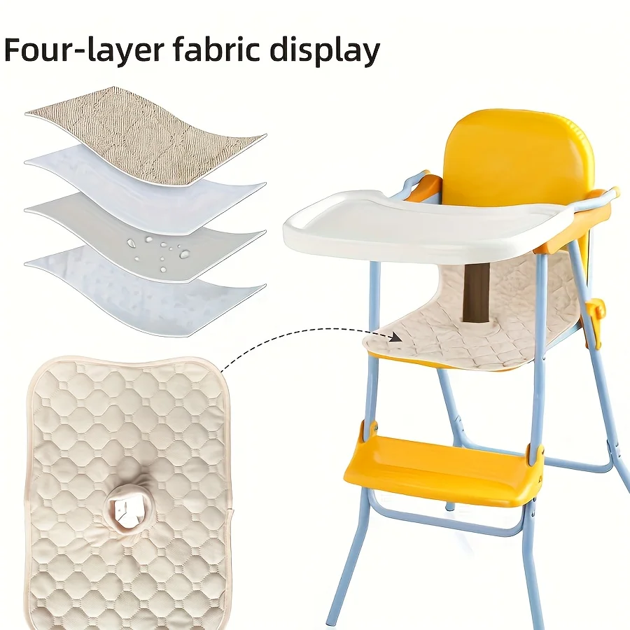 1pc Leak-Proof Baby Seat Pad, Absorbent & Portable for Strollers Car Seats, Easy Clean, Christmas Gift for New Parents
