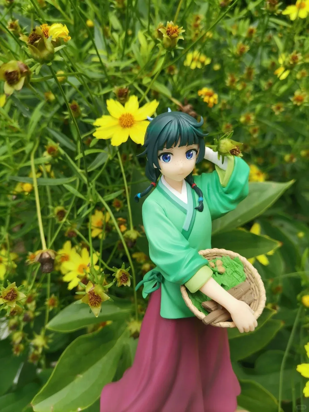 New The Apothecary Diaries Anime Figures PVC Model MaoMao Table Cute Girl Action Figures Toys for Gift Collect Figure Christmas