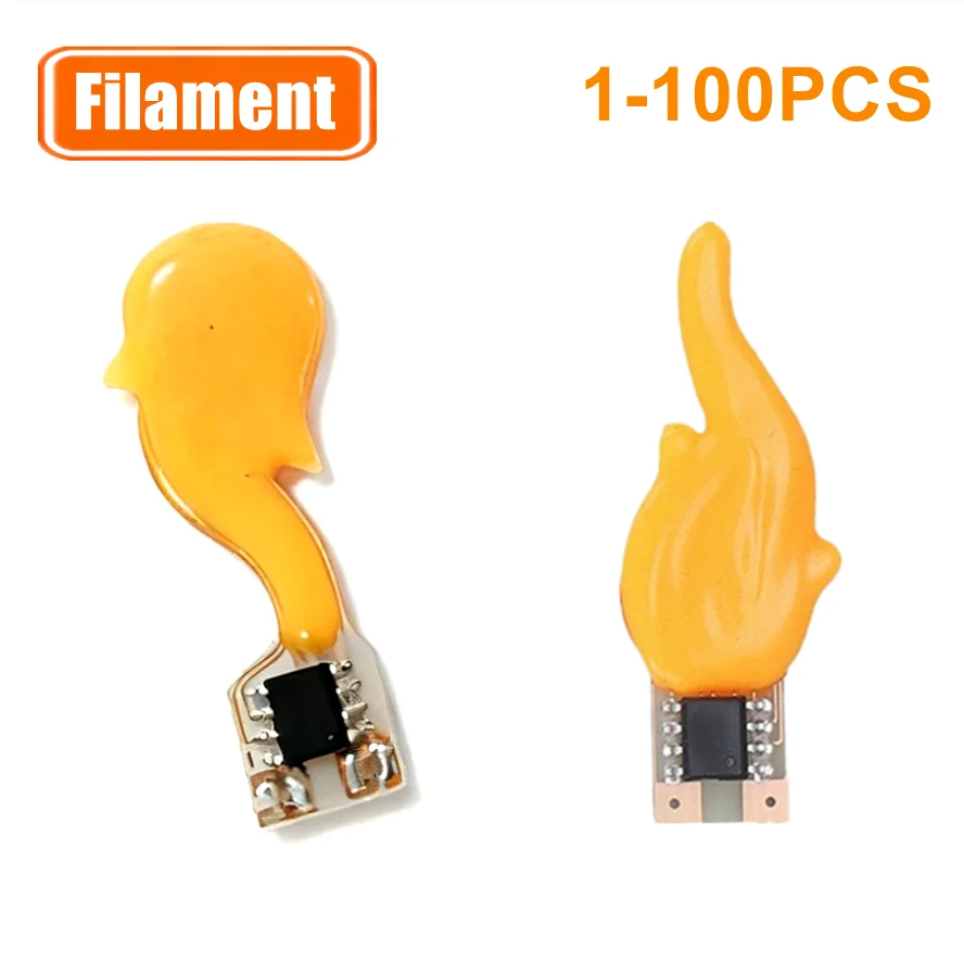 100~1PCS Wholesale DC3V-5V Led COB Flash Candles Edison Flame Warm White 2200K LED Filament Diode DIY Christmas Party Decoration