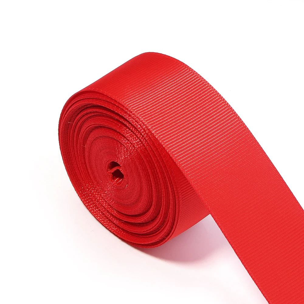 10Yards/Roll Grosgrain Ribbons Red Wine Red Color Ribbons For DIY New Year Christmas Party Handmade Bouquet Gift Packaging Decor