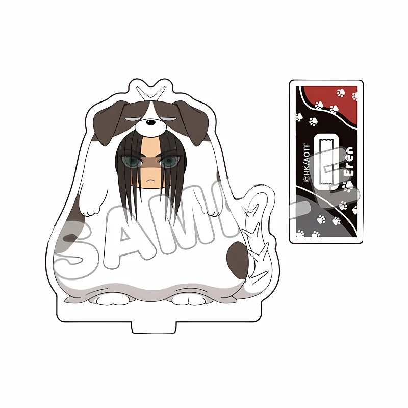 Attack on Titan Acrylic Stand - Eren Mikasa Armin Levi 10cm Anime Figure Set, AOT Merch, Christmas Gift for Otaku