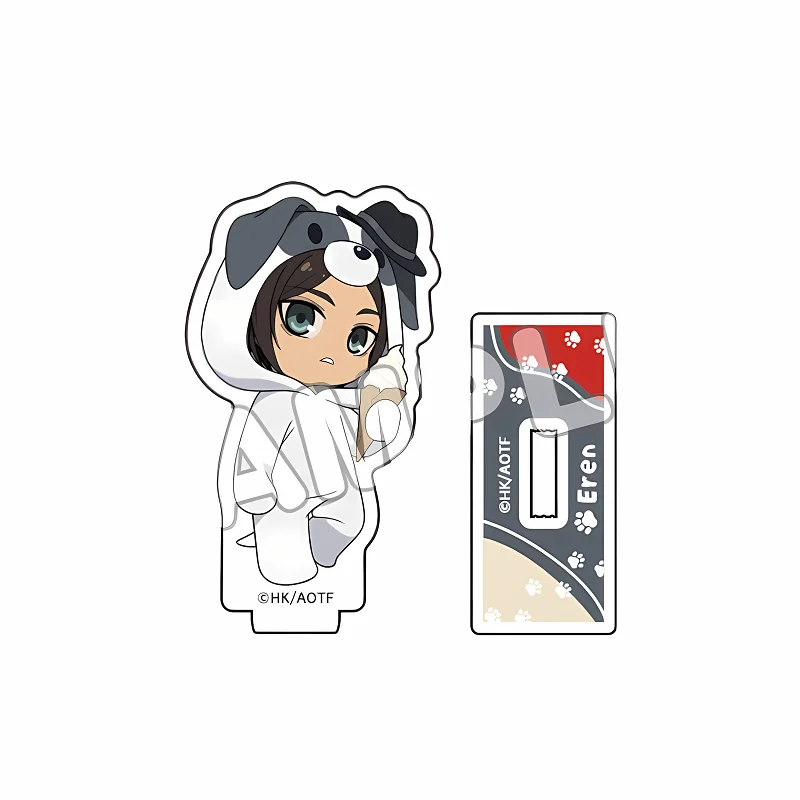 Attack on Titan Acrylic Stand - Eren Mikasa Armin Levi 10cm Anime Figure Set, AOT Merch, Christmas Gift for Otaku